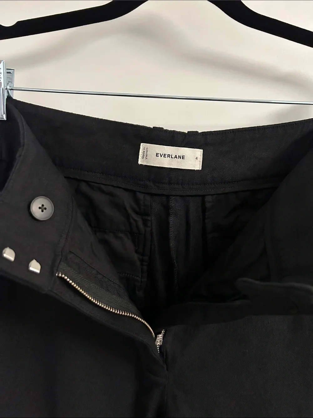everlane - linen wide leg pant